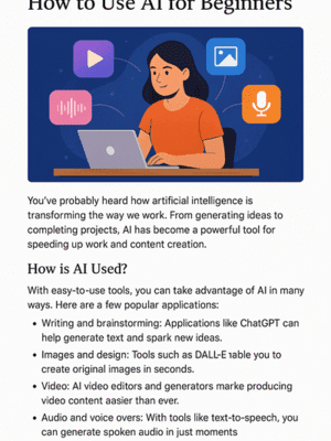 How to use AI tools to build your online business faster